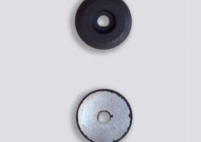 Stootblok rubber + metaal