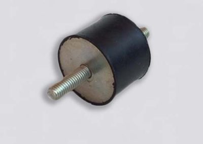 Trillingsdemper type A - rubber + metaal 40X30 mm (M8)