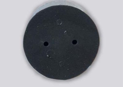 Rubber elektrodehouder