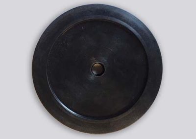 Rubber zwarte schijf - vormstukken