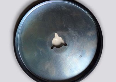 Berubbering van een aluminium loopwiel - Tenax Rubber